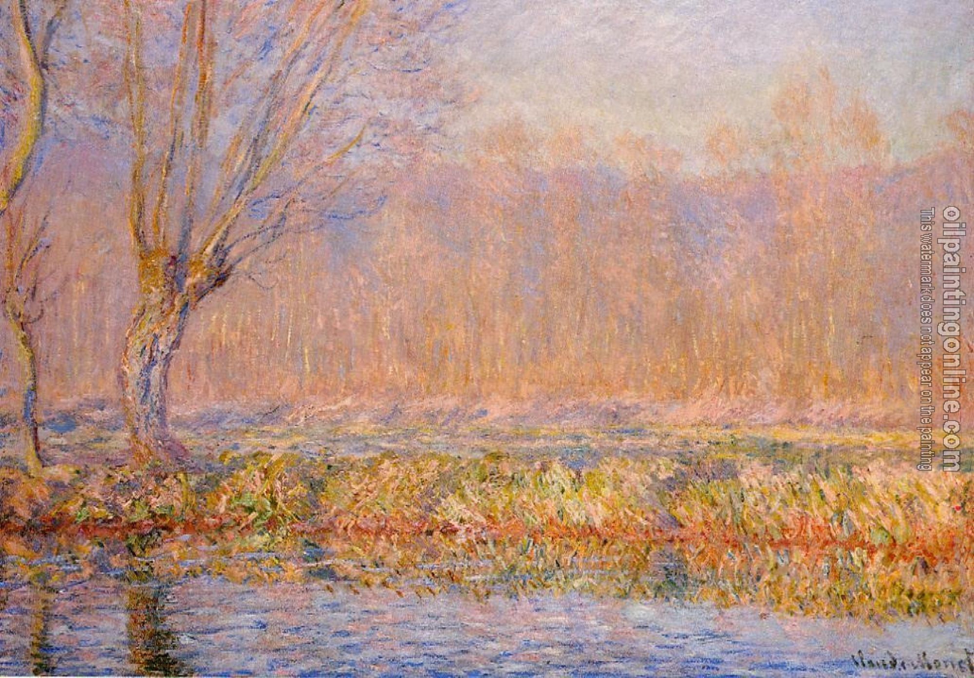 Monet, Claude Oscar - The Willow